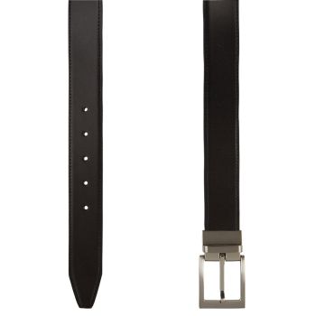 Profuomo Reversible Leather Belt - Black / Brown