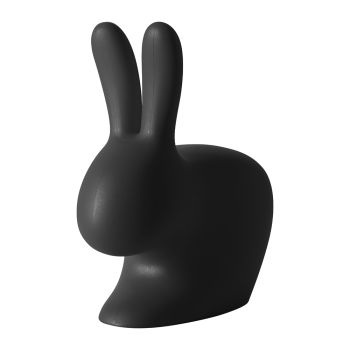 Qeeboo Rabbit Chair Medium - Black