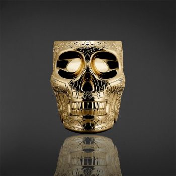 Qeeboo Mexico Skull Metal Finish - Bijzettafel/Stoel