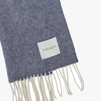 Profuomo Lambswool Scarf - Blue