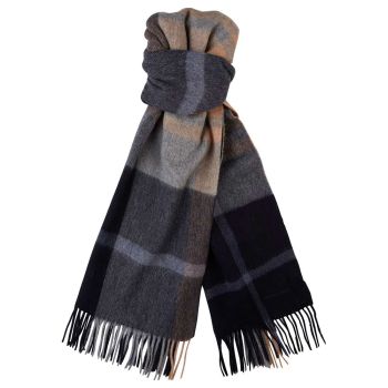 Profuomo Lambswool Scarf - Navy