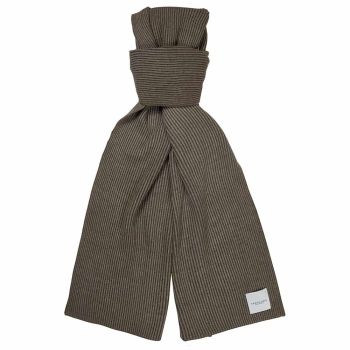 Profuomo Wool Knitted Scarf - Green