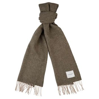 Profuomo Lambswool Scarf - Army
