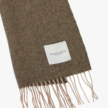 Profuomo Lambswool Scarf - Army Green