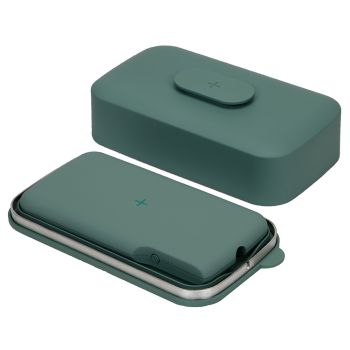 Stolp Digital Detox Box & Batterij Bundle - Groen