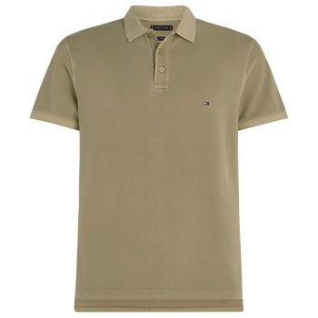 Tommy Hilfiger Polo tinta in capo - Verde oliva sbiadito