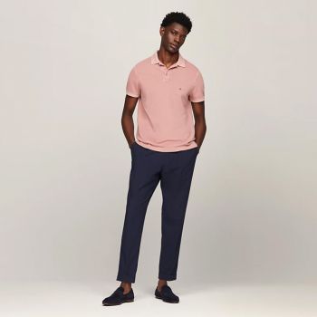 Tommy Hilfiger Garment Dyed Polo - Teaberry Blossom