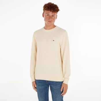 Tommy Hilfiger Pullover ovale in maglia Waffle - Calico