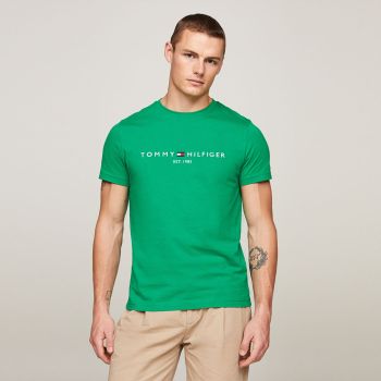 Tommy Hilfiger Logo T-Shirt - Olympic Green