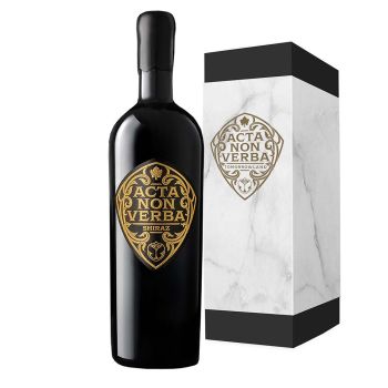 Tomorrowland Acta Non Verba Shiraz Red Wine Gift Box