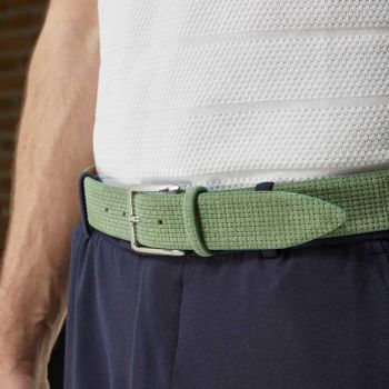 Tresanti green leather belt