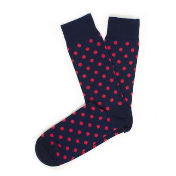 Tresanti cotton socks dots red