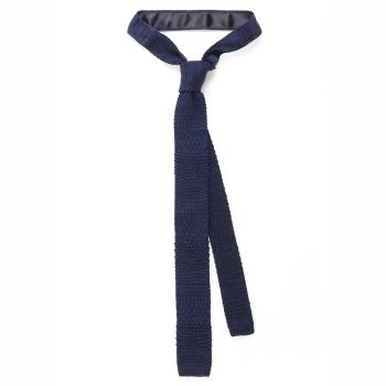Tresanti knitted tie blue