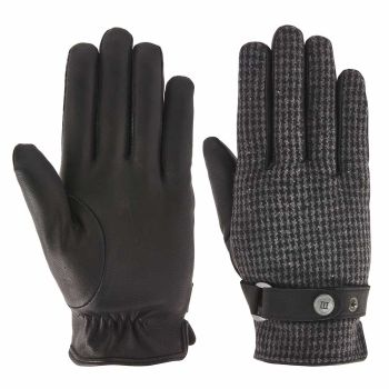Tresanti Leather Navy Gloves 