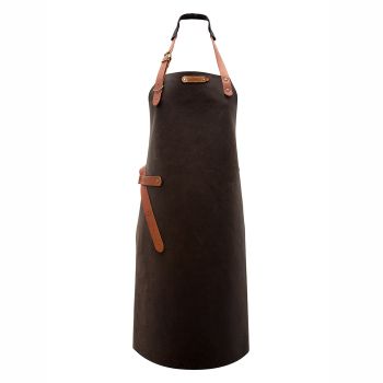 Xapron Utah choco leather apron