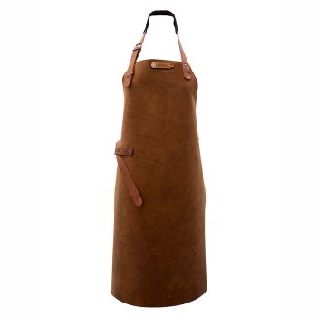 Xapron Utah leather apron rust