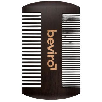 Beviro Pear Wood Beard Comb 