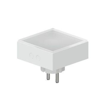 Avolt Lamp 1 LED Socket Light Opal White