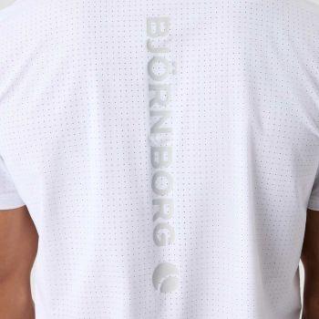 Björn Borg Borg Performance Perforated T-Shirt - White