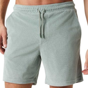 Björn Borg Borg Toweling Pool Shorts - Grey/Green