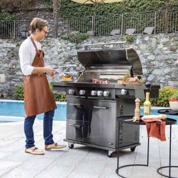 Boretti Grill gazowy Imperatore Nero 4B