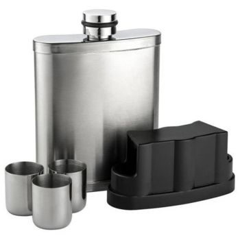 Brouk & Co The Party Flask - Silver