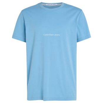 Calvin Klein T-Shirt With Slogan On The Back - Light Blue