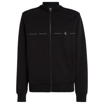 Calvin Klein Zipped Jersey Jacket - Black