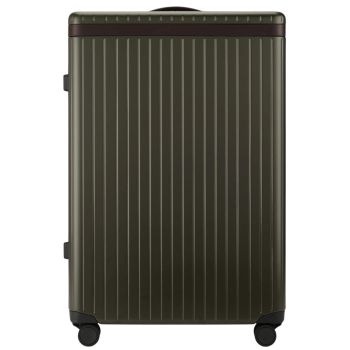 Carl Friedrik The Large Check-in - Dark Olive/Chocolate