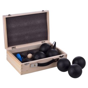 Laguiole Set Of 6 Pétanque Balls - Black