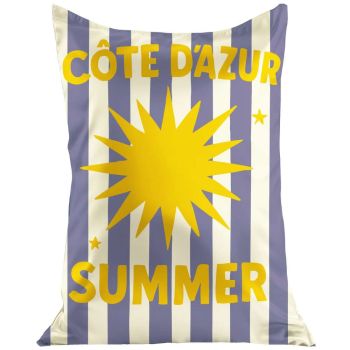 MX Home Printed Floating Pouf - Côte d'Azur