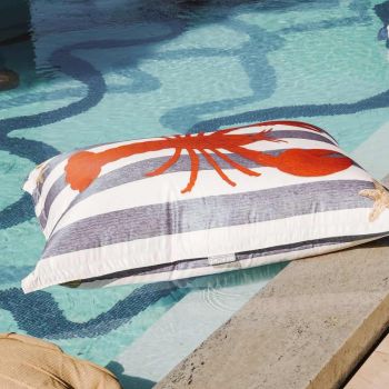 MX Home Bedruckter Schwimmender Pouf - Hummer