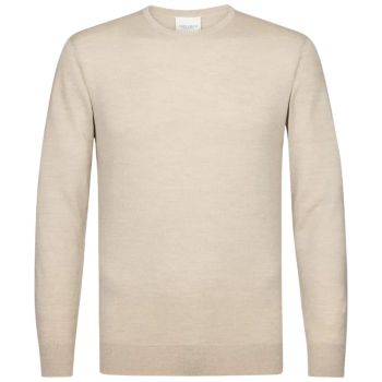 Profuomo Merino Woolen Pullover - Brown