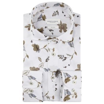 Profuomo Floral Print Shirt - Multi