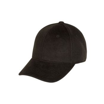 Profuomo Casquette de Baseball en Laine Marron Foncé
