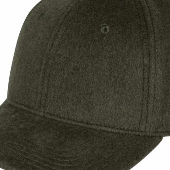 Profuomo Casquette de baseball en Laine - Vert Foncé