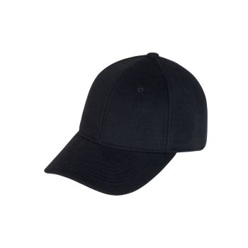 Profuomo Casquette de Baseball en Laine Bleu Marine