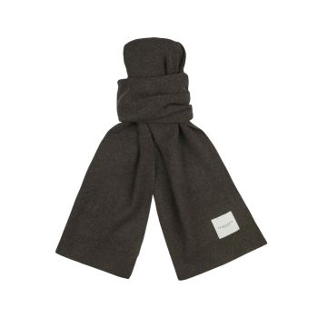 Profuomo Écharpe en Laine Marron Foncé