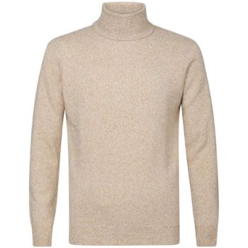 Profuomo Wool Blend Turtleneck Pullover - Off White