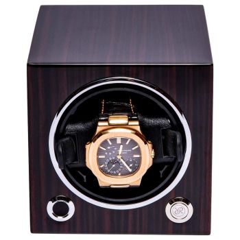 Rapport London Evo Single Watch Winder - Macassar