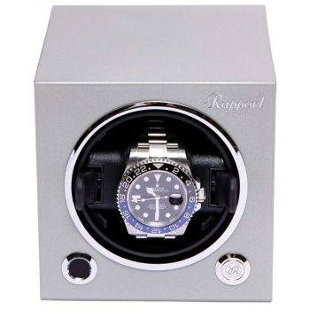Rapport London Evo Single Watch Winder - Platinum Silver
