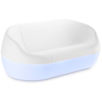 Valiente Classic Sofa 2 Sæder Semi LED - Hvid