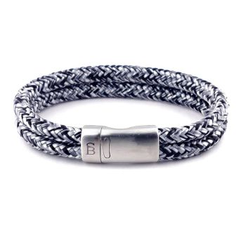 Steel & Barnett The lake bracelet - black denim