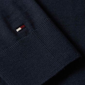 Tommy Hilfiger Pull En Laine Mérinos - Marine