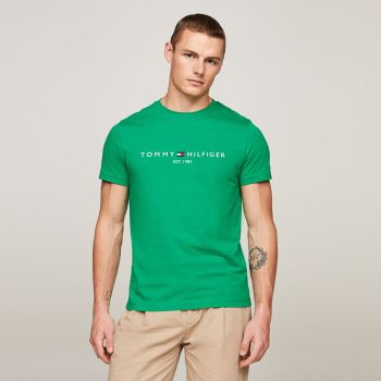 Tommy Hilfiger Maglietta con logo - Verde olimpico