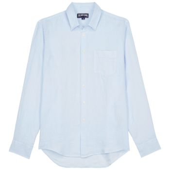 Vilebrequin Linen Shirt - Light Blue