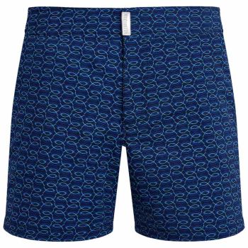 Vilebrequin Platte Tailleband Zwemshort Visnet - Blauw