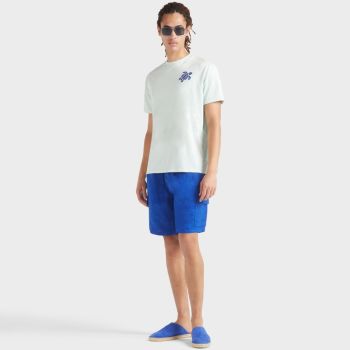 Vilebrequin T-shirt Sköldpadda - Ljusblå
