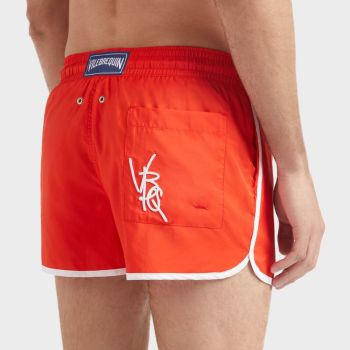 Vilebrequin Pantaloncini da bagno corti ultraleggeri - Rosso