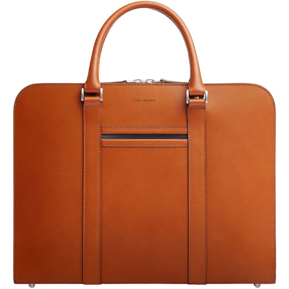 Carl Friedrik Palissy Briefcase Cognac